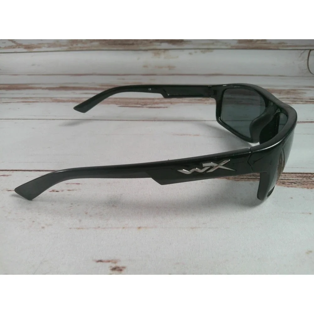 Wiley X Peak Captivate Sunglasses Matte Black Replacement Frames Only Scratched